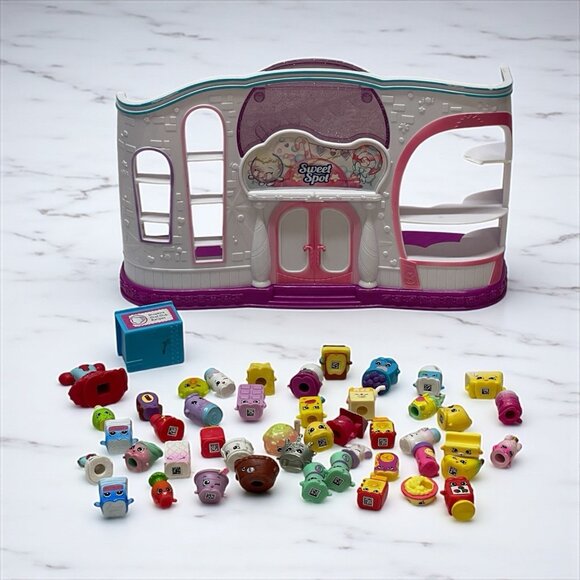 Other - Shopkins Sweet Spot Shop PARTIAL PARTS ONLY Plus 45 Shopkins, Dress, Recipe Box